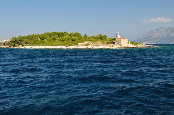 クロアチアのスチュライ近くの灯台 — ストック写真