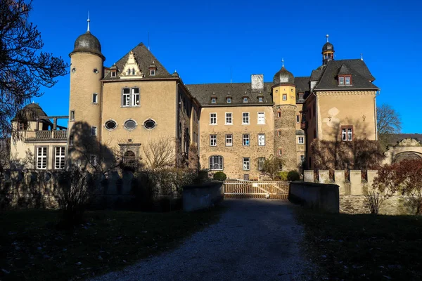 Tillbaka Till Namedy Castle Andernach Tyskland — Stockfoto