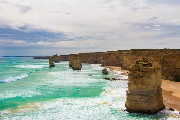 Двенадцать Апостолов Большой Океанской Дороге Австралия — стоковое фото