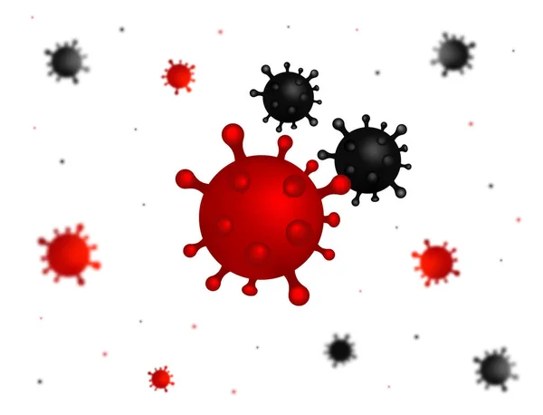 Egyszerű Covid Coronavirus Infographic Design Kína Patogén Légzőszervi Influenza 2019 — Stock Vector