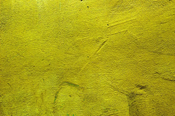 Geel gekleurde abstracte muur achtergrond met texturen van verschillende tinten geel — Stockfoto