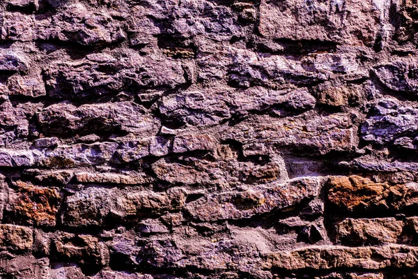 Doğal Lavanta Menekşe Renkli Doğal Taş Duvar Arkaplan Dokusu — Stok fotoğraf