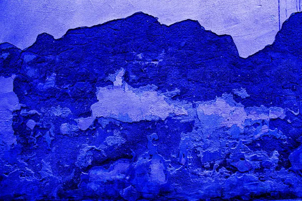 Fundo Parede Abstrata Cor Azul Com Texturas Diferentes Tons Blues — Fotografia de Stock