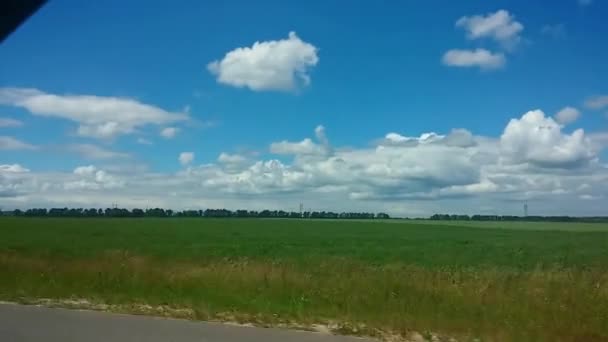 vue du côté passager de la voiture Paysage pittoresque 