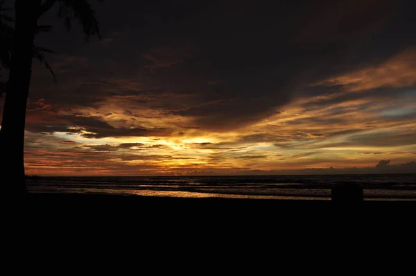 Miri Sarawak Malaysia October 2019 Beautiful Beach Luak Bay Tanjung — 图库照片