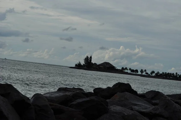 Miri Sarawak Malaysia October 2019 Beautiful Beaches Luak Bay Tanjung — Stock Photo, Image