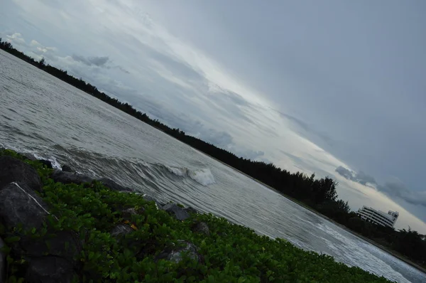 Miri Sarawak Malezja Października 2019 Piękne Plaże Luak Bay Tanjung — Zdjęcie stockowe