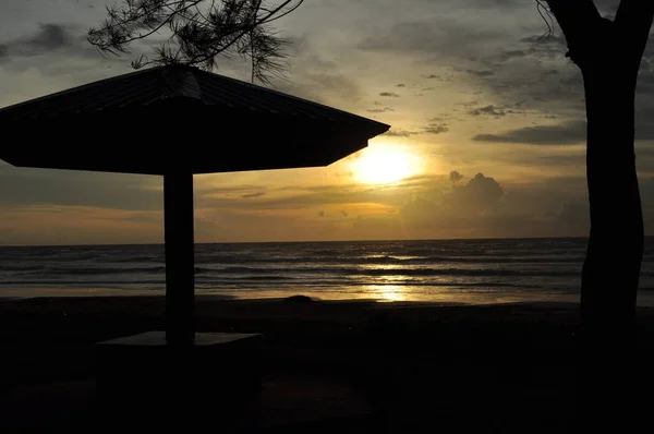 Miri Sarawak Malaysia October 2019 Beautiful Beach Luak Bay Tanjung — 图库照片