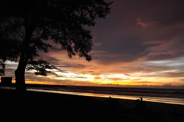 Miri Sarawak Malasia Octubre 2019 Las Hermosas Playas Luak Bay — Foto de Stock