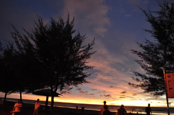 Miri Sarawak Malásia Outubro 2019 Belas Praias Luak Bay Tanjung — Fotografia de Stock