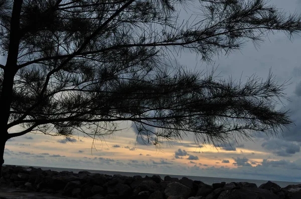 Miri Sarawak Malajsie Října 2019 Krásné Pláže Luak Bay Tanjung — Stock fotografie