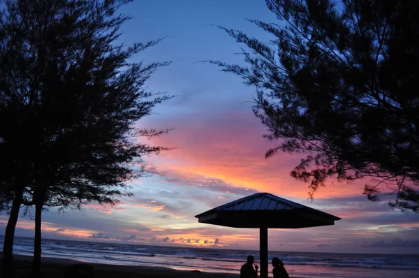 Miri Sarawak Malaysia October 2019 Beautiful Beach Luak Bay Tanjung — 图库照片