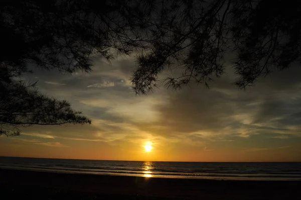 Miri Sarawak Malaysia Oktober 2019 Pantai Pantai Indah Teluk Luak — Stok Foto