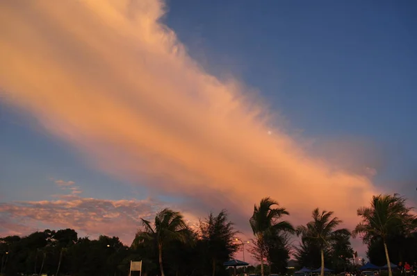 Miri Sarawak Malajzia 2019 Október Gyönyörű Strandok Luak Bay Tanjung — Stock Fotó