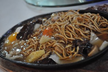 Marudi Lawas, Sarawak / Malezya - 7 Ekim 2019: Marudi ve Lawas 'ın güzel köyleri Nou Sarawak, Borneo Adası.