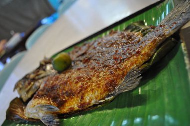 Marudi Lawas, Sarawak / Malezya - 7 Ekim 2019: Marudi ve Lawas 'ın güzel köyleri Nou Sarawak, Borneo Adası.