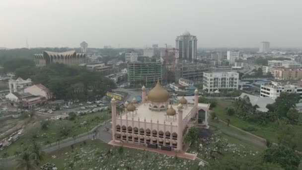 Kuching Sarawak Malezya Kasım 2019 Sarawak Borneo Adası Nın Başkenti — Stok video
