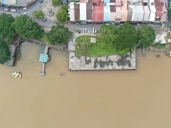 Kuching Sarawak Malaysia Novembre 2019 Gli Edifici Punti Riferimento Scenario — Foto Stock