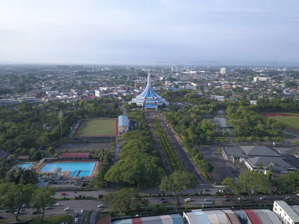Kuching Sarawak Malaysia Листопада 2019 Будинки Пам Ятки Пейзажі Кучінга — стокове фото