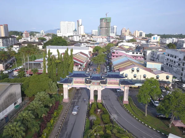 クチン サラワク マレーシア 11月8 2019 ランドマークとクチン市 サラワク州 ボルネオ島の首都の風景 クチンの有名なランドマークを表示します — ストック写真