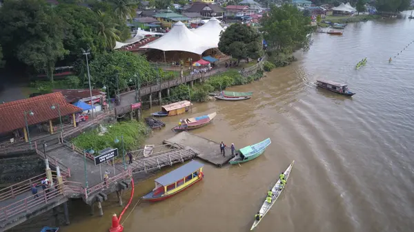 Kuching Sarawak Malásia Novembro 2019 Edifícios Marcos Paisagens Cidade Kuching — Fotografia de Stock