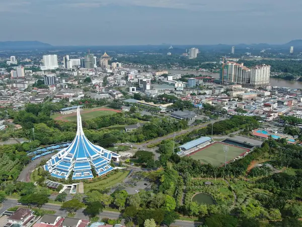 Kuching Sarawak Malasia Noviembre 2019 Los Edificios Monumentos Paisajes Ciudad — Foto de Stock