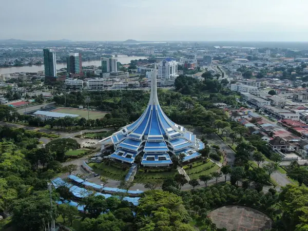 Kuching Sarawak Malasia Noviembre 2019 Los Edificios Monumentos Paisajes Ciudad — Foto de Stock