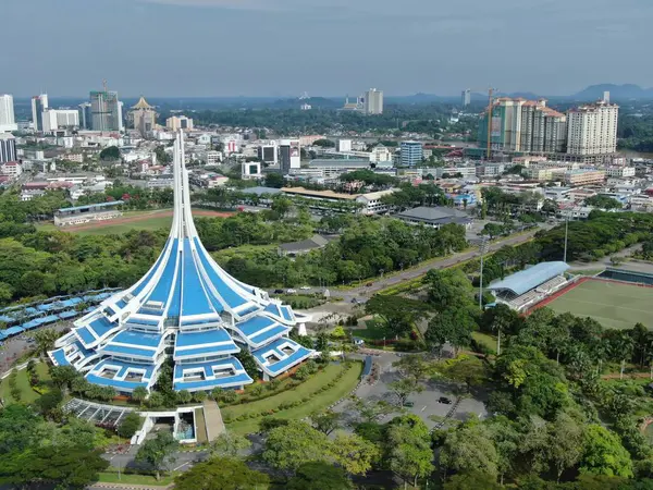 Kuching Sarawak Malezja Listopada 2019 Budynki Zabytki Krajobrazy Miasta Kuching — Zdjęcie stockowe