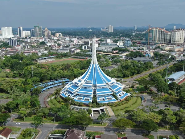 Kuching Sarawak Malásia Novembro 2019 Edifícios Marcos Paisagens Cidade Kuching — Fotografia de Stock