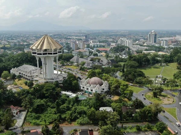 Kuching Sarawak Malaysia Novembre 2019 Gli Edifici Punti Riferimento Scenario — Foto Stock