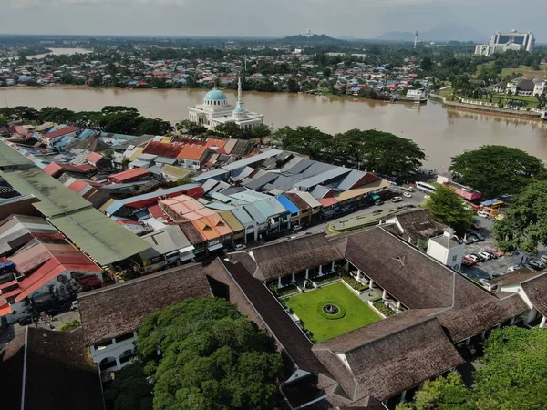 Kuching Sarawak Malaysia November 2019 Buildings Landmarks Scenery Kuching City — Stock Photo, Image