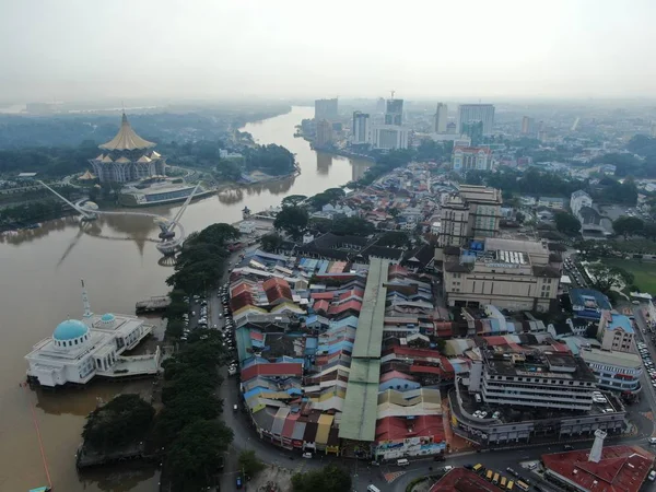 Kuching Sarawak Malaysia November 2019 Buildings Landmarks Scenery Kuching City — Stock Photo, Image