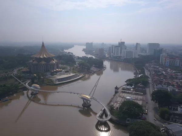 Kuching Sarawak Malaysia November 2019 Buildings Landmarks Scenery Kuching City — Stock Photo, Image