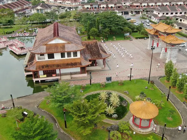 stock image Kuching, Sarawak / Malaysia - November 8 2019: The buildings, landmarks and scenery of Kuching city, capital of Sarawak, Borneo island. Showing the famous landmarks in the Kuching city 