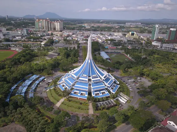 Kuching Sarawak Malásia Novembro 2019 Edifícios Marcos Paisagens Cidade Kuching — Fotografia de Stock