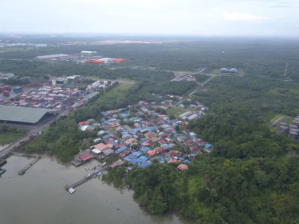 Kuching Sarawak Malezja Listopada 2019 Port Senari Sejingkat Gdzie Wszystkie — Zdjęcie stockowe