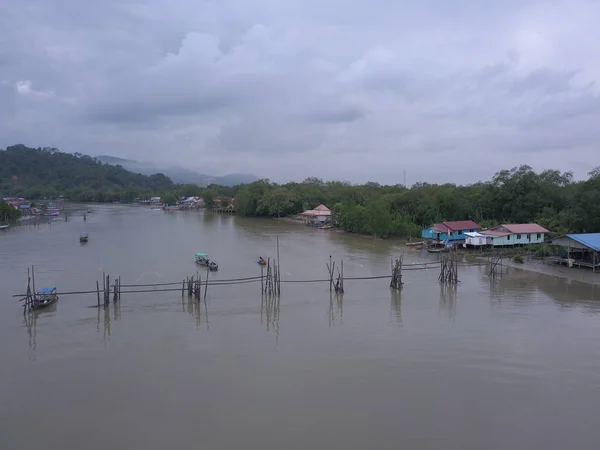 Kuching Sarawak Malásia Novembro 2019 Porto Senari Sejingkat Onde Todos — Fotografia de Stock