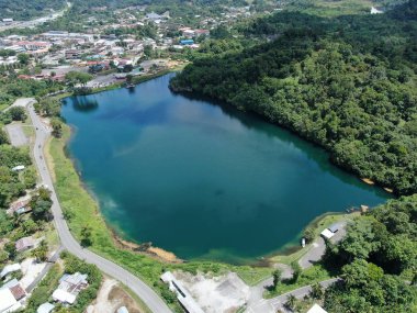 Bau, Sarawak / Malezya - 27 Ekim 2019: The Landmarks, Scenery, Commercial Centers and Nature of Bau, the Borneo Adası