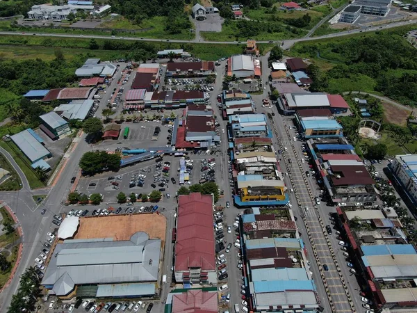 Bau Sarawak Maleisië Oktober 2019 Oriëntatiepunten Het Landschap Commerciële Centra — Stockfoto