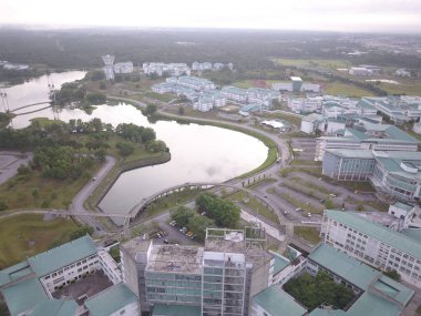 Kuching, Sarawak / Malezya - 16 Ekim 2019: Malezya Üniversitesi Kuching (Unimas) Kuching, Borneo Adası Sarawak