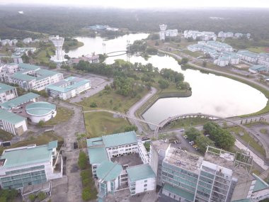 Kuching, Sarawak / Malezya - 16 Ekim 2019: Malezya Üniversitesi Kuching (Unimas) Kuching, Borneo Adası Sarawak
