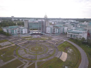 Kuching, Sarawak / Malezya - 16 Ekim 2019: Malezya Üniversitesi Kuching (Unimas) Kuching, Borneo Adası Sarawak