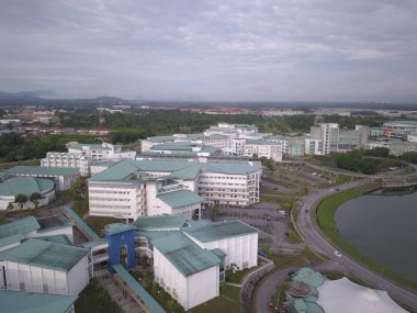 Kuching, Sarawak / Malezya - 16 Ekim 2019: Malezya Üniversitesi Kuching (Unimas) Kuching, Borneo Adası Sarawak