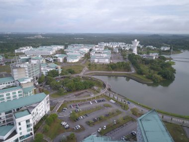 Kuching, Sarawak / Malezya - 16 Ekim 2019: Malezya Üniversitesi Kuching (Unimas) Kuching, Borneo Adası Sarawak