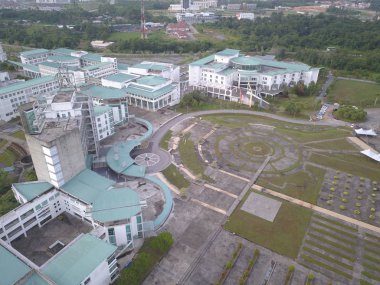 Kuching, Sarawak / Malezya - 16 Ekim 2019: Malezya Üniversitesi Kuching (Unimas) Kuching, Borneo Adası Sarawak