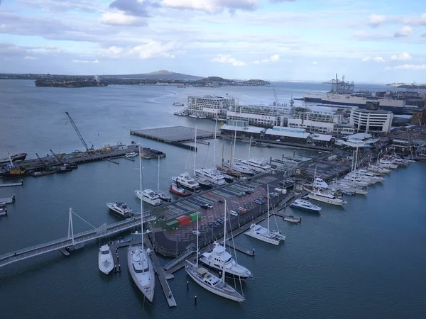 Viaduct Harbour Auckland Nova Zelândia Dezembro 2019 Bela Cena Torno — Fotografia de Stock