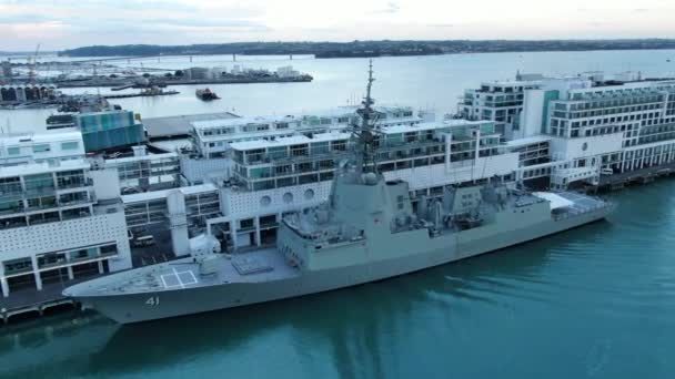 Viaduct Harbour Auckland New Zealand Δεκεμβρίου 2019 Όμορφη Σκηνή Γύρω — Αρχείο Βίντεο