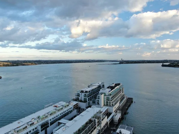 Viaduct Harbour Auckland Nuova Zelanda Dicembre 2019 Bellissima Scena Che — Foto Stock