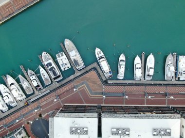 Viyadük Limanı, Auckland / Yeni Zelanda - 29 Aralık 2019: Viyaduct Limanı, Prenses Rıhtımı, marina Körfezi, Wynyard, St Marys Körfezi ve Westhaven, Yeni Zelanda 'nın tamamı