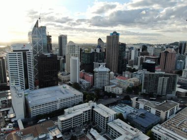 Viyadük Limanı, Auckland / Yeni Zelanda - 29 Aralık 2019: Viyaduct Limanı, Prenses Rıhtımı, marina Körfezi, Wynyard, St Marys Körfezi ve Westhaven, Yeni Zelanda 'nın tamamı